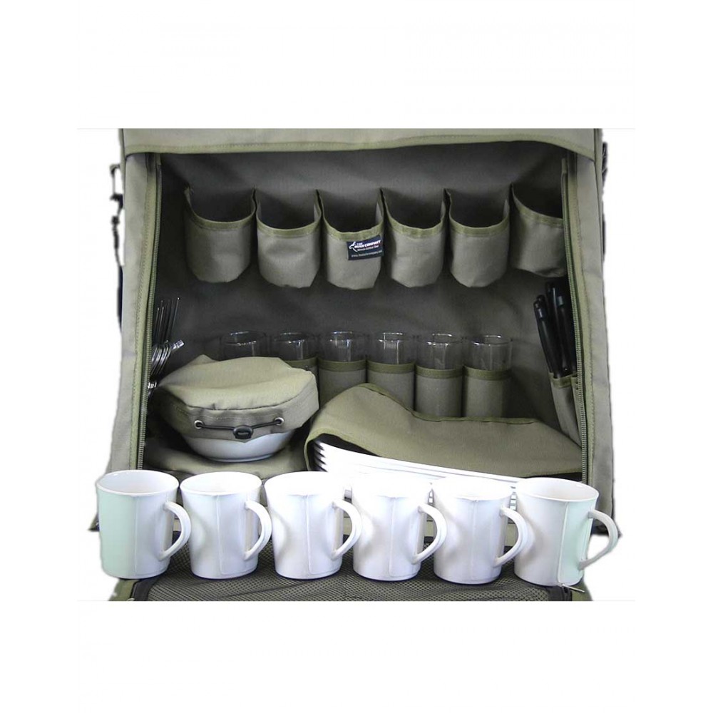 The Bush Company Camping Dining Set 6 Place Dining